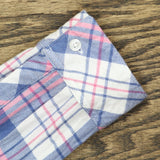 Rails Women's Hunter Plaid Button Up Long Sleeve Shirt Blue Large