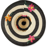Betsy Johnson Women's Floral Bliss Floppy Hat
