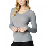 32 Degrees Heat Women's 2 Pack Long Sleeve Scoop Neck T-Shirts