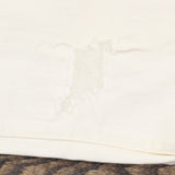 DG2 by Diane Gilman Petite Virtual Stretch Destructed Skinny Jeans Cream 10P