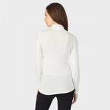 Warm Essentials by Cuddl Duds Women's Long Sleeve Turtleneck Smooth Stretch Shirt