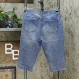 DG2 by Diane Gilman Women's Petite Classic Stretch Denim Pedal Pusher Jeans