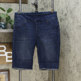 DG2 by Diane Gilman Classic Stretch Pull-On Bermuda Shorts Indigo XL