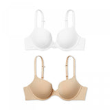 Auden Women's Lightly Lined Push-Up Bra White 38D