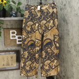 Slinky Brand Women's Printed Faux Suede Palazzo Pants