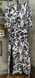 Nina Leonard Women's Plus Size Nicole Belted Midi Dress With Godet Detail