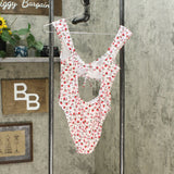Xhilaration Women's Cinch-Front Cut-Out One Piece Swimsuit