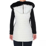 Calvin Klein Women's Plus Size Faux Fur Trimmed Hooded Walker Jacket