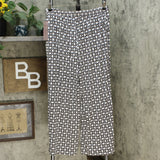 Nina Leonard Women's Printed Matte Jersey Palazzo Pants