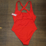 Xhilaration Juniors' Ribbed One Piece Swimsuit
