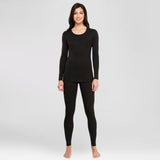 Warm Essentials by Cuddl Duds Women's Smooth Stretch Thermal Scoop Neck Top