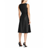 Lauren Ralph Lauren Women's Below The Knee Fit + Flare Evening Dress