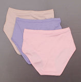 Aria Heavenly Touch 3-Pack Modern Brief Panties With Lace Detail