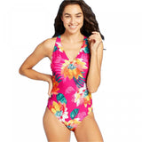 Kona Sol Women's Strappy Back Medium Coverage One Piece Swimsuit