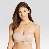 Maidenform Self Expressions Womens Wireless Strapless Bra SE0015 Beige Brown 34D