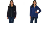 Denim & Co. Women's Long Sleeve Lace Zip Front Jacket. A286345