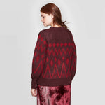 A New Day Women's Fair Isle Crewneck Long Sleeve Pullover Sweater
