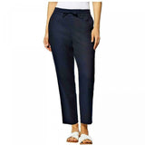 NWT 32 Degrees Cool Women's Stretch Linen Blend Ankle Pants. 1387154 S