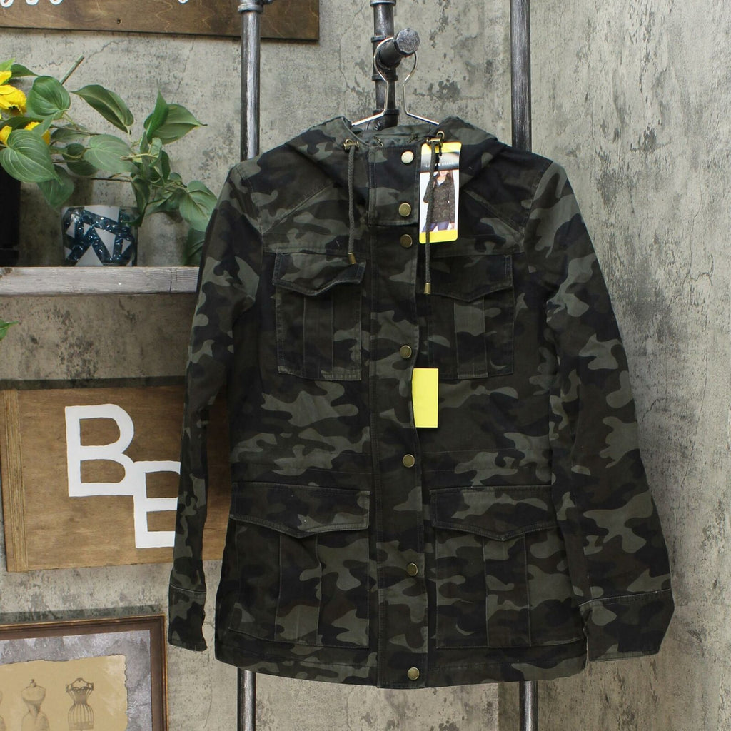 NWT Lucky Brand Women's Camo Hooded Anorak Quilted Lined Jacket. 13304 –  Biggybargains