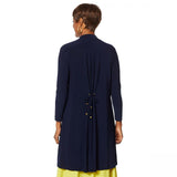 Nina Leonard Women's Miracle Matte Duster Cardigan With Back Tie