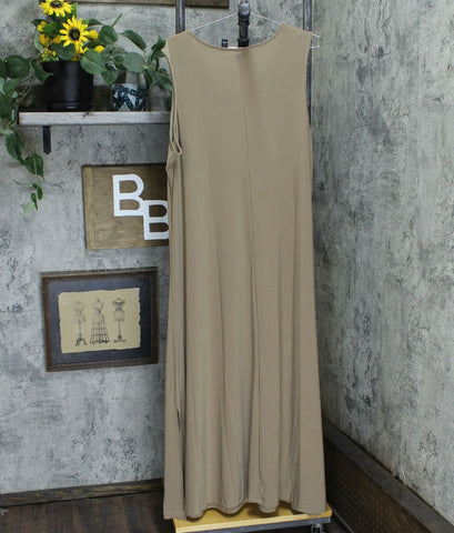 chinese dress ladies Attitudes by Renee Como Jersey Godet Maxi Dress Sunset / M main image 1