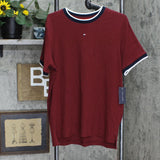 Tommy Hilfiger Men's Ribbed Striped-Trim Tee