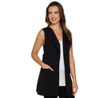 Joan Rivers Classics Collection Women's Open Front Vest with Pockets