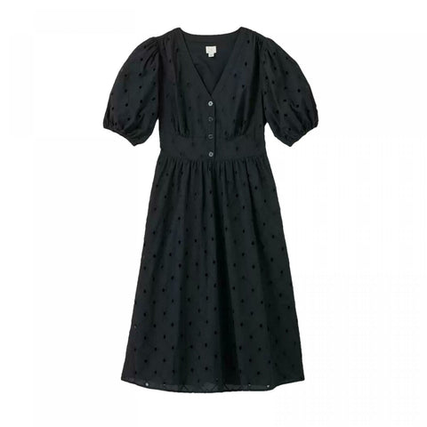 A New Day Women's Short Sleeve Eyelet Midi Dress Biggybargains A New Day Women's Short Sleeve Eyelet Midi Dress Biggybargains