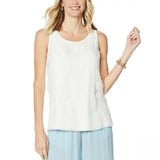 Curations Women's Embroidered Tank Top