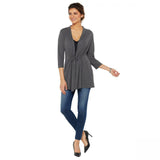 NWT Rhonda Shear Womens Tie-Front Wrap. 699669 Large