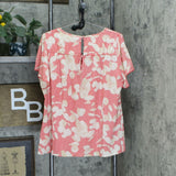 H by Halston Plus Size Crepe Shirting Flounce-Sleeve Blouse