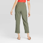 A New Day Women's Mid Rise Straight Leg Ankle Length Utility Pants