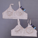 Bali 2 PACK Double Support Soft Touch Wirefree Bras Taupe Taupe 42C