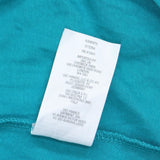 Denim & Co. Essentials Jersey Elbow-Sleeve Scoop Neck Top Fall Turquoise Large