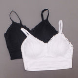 Rhonda Shear 2 Pack Lace Leisure Bras With Removable Pads