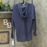 Calvin Klein Womens Plus Size Ruched Sleeve Full Zip Hoodie