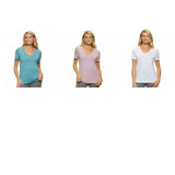 Felina Women's V-Neck Slub Knit T-Shirt