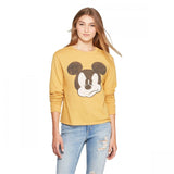 Disney Women's Mickey Mouse Long Sleeve Graphic T-Shirt