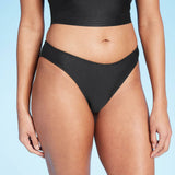 Shade & Shore Women's High Leg Extra Cheeky Bikini Bottom