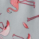 Attitudes by Renee Como Jersey Button Front Pajama Top Flamingo Large