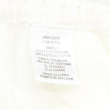 WynneLayers Women's Lined Eyelet Pull On Crop Pants Cloud Large