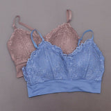 Rhonda Shear 2 Pack Lace Leisure Bras With Removable Pads