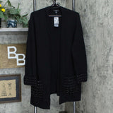 Alfani Plus Size Solid Embellished Cardigan Sweater