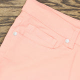 DG2 by Diane Gilman Petite Floral Fray-Hem Ankle Jeans Blush 14P