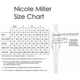 ORIGINAL Nicole Miller Women's Cap Sleeve V-Neck Popover Top