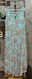 NWT Nina Leonard Womens Sleeveless Printed Power Mesh Dress. 690146 X-Small