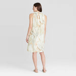 Prologue Women's Marble Print Knee Length Sleeveless Dress