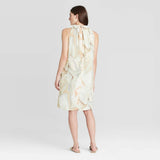 Prologue Women's Marble Print Knee Length Sleeveless Dress