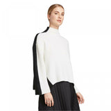 Prologue Women's Rib Knit Mock Turtleneck Pullover Sweater