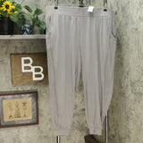 AnyBody Women's Plus Size Cozy Knit Side Ribbed Jogger Pants